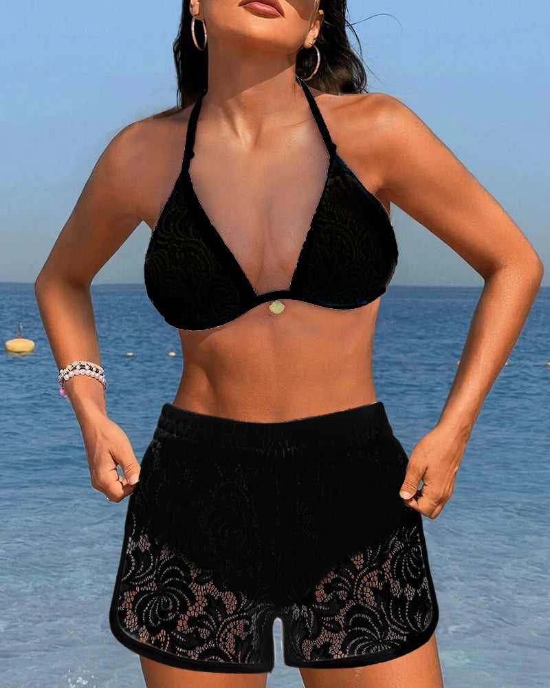 Feminajewels® | Elegant Effen Edge Bikini Set