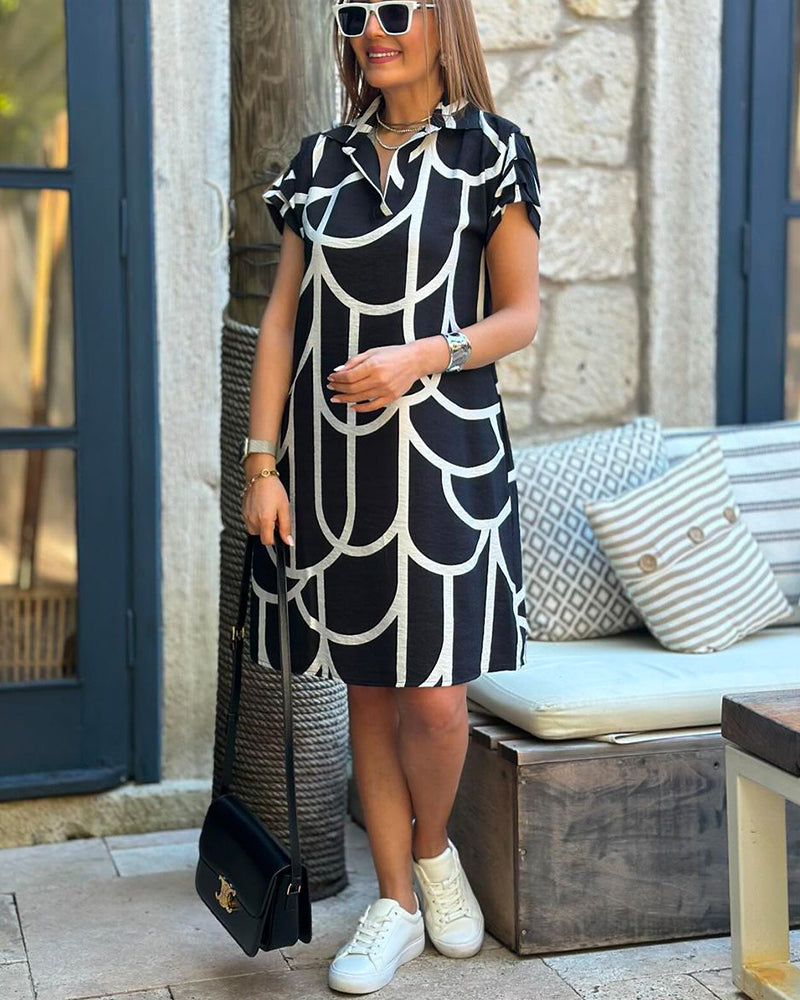Feminajewels® | Dress with Short Sleeves