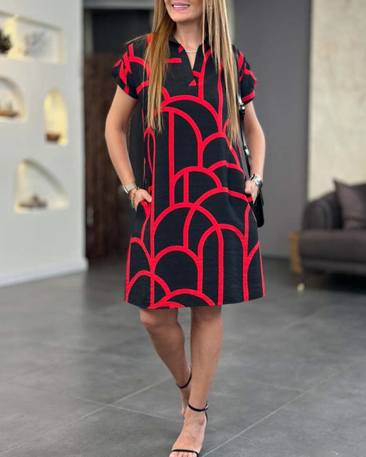 Feminajewels® | Dress with Short Sleeves